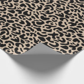 Leopard Print Geschenkpapier (Ecke)