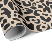 Leopard Print Geschenkpapier (Rolleneckpunkt)