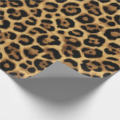 Leopard Print Geschenkpapier (Ecke)