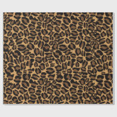Leopard Print Geschenkpapier (Flach)