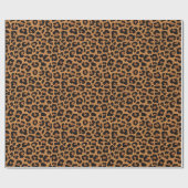 Leopard Print Geschenkpapier (Flach)