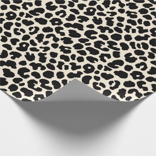 Leopard Print Geschenkpapier (Ecke)