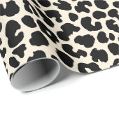 Leopard Print Geschenkpapier (Rolleneckpunkt)