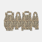 Leopard Print Geschenkschachtel (Ungefaltet)