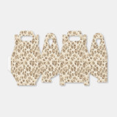 Leopard Print Geschenkschachtel (Ungefaltet)
