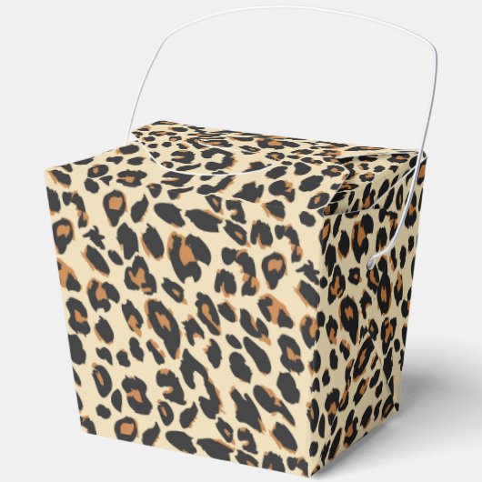 Leopard Print Geschenkschachtel (Vorderseite)