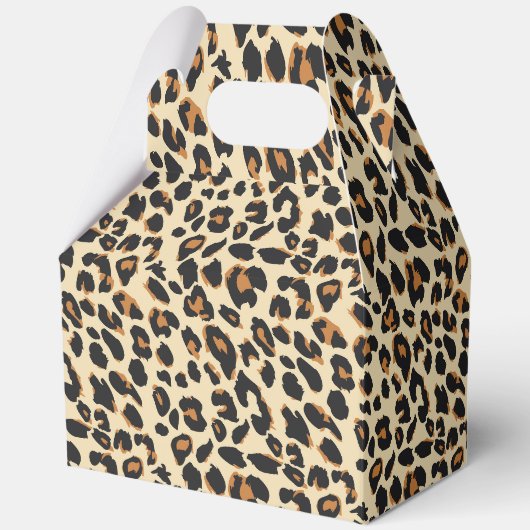 Leopard Print Geschenkschachtel (Vorderseite)