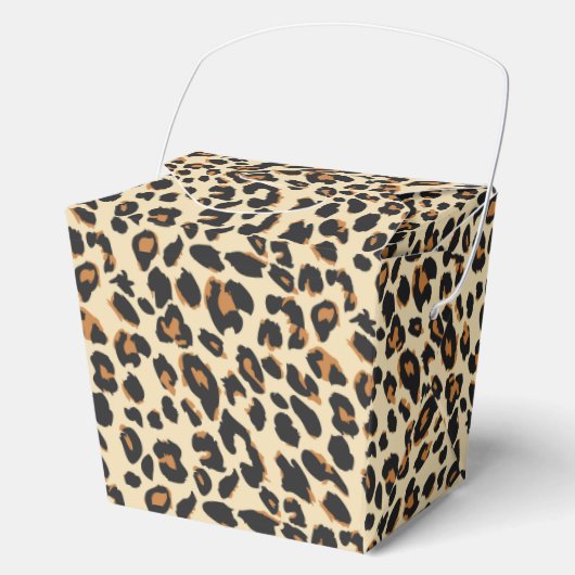 Leopard Print Geschenkschachtel (Vorderseite)