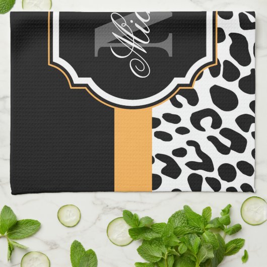 Leopard Print Geschirrtuch (Gefaltet)