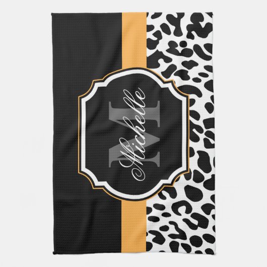 Leopard Print Geschirrtuch (Vertikal)