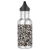 Leopard Print Glam #1 - Landschaft #pattern #decor Edelstahlflasche (Links)