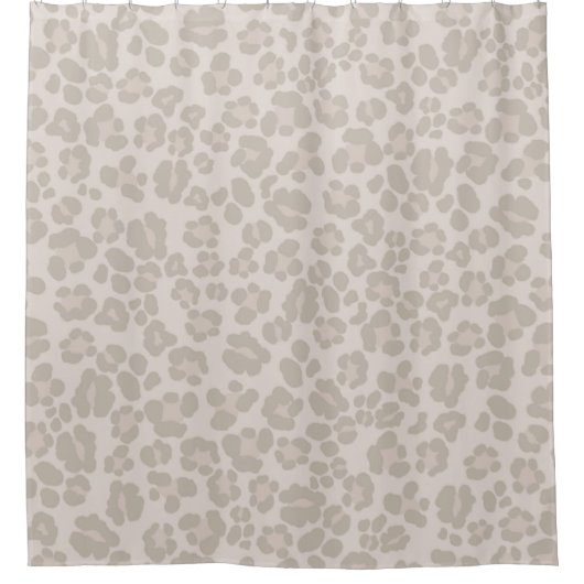 Leopard Print Glam 2 #pattern #design Duschvorhang (Vorderseite)