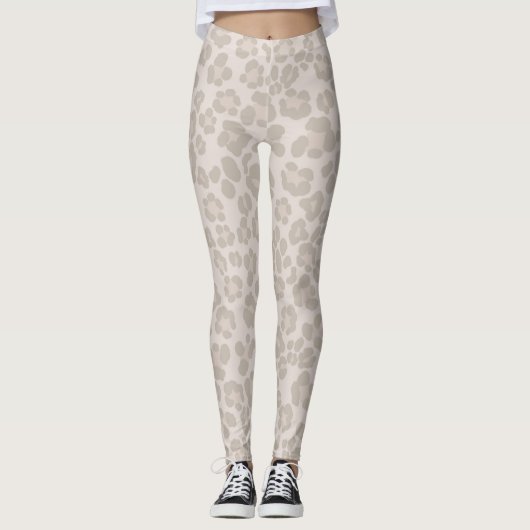 Leopard Print Glam 2 #pattern #design Leggings (Vorderseite)