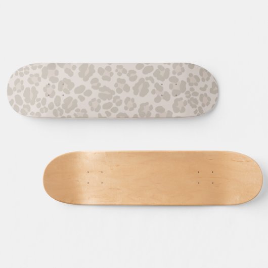 Leopard Print Glam 2 #pattern #design Skateboard (Horizontal)