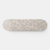 Leopard Print Glam 2 #pattern #design Skateboard (Horizontal)