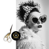 Leopard Print Glam Retro Decoupage Seidenpapier