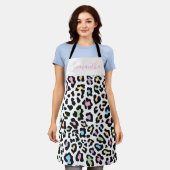 Leopard Print Glam Schürze (Getragen)