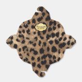 Leopard Print Gold Fox Gastgeschenk Box entfernen Geschenkschachtel (Ungefaltet)