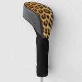 Leopard Print Golf Headcover (angewinkelt)