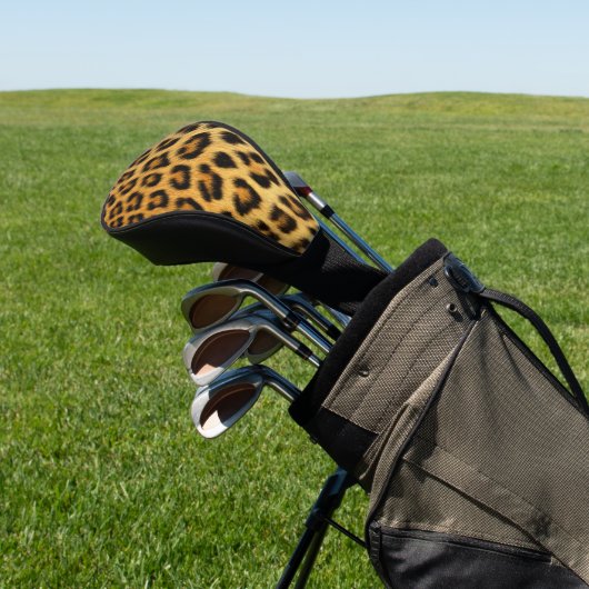 Leopard Print Golf Headcover (In SItu)