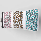 Leopard Print Golf Headcover (Vorderseite)