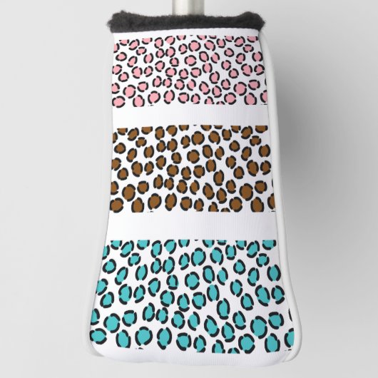 Leopard Print Golf Headcover (Rotieren 90)
