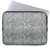 Leopard Print Graphics Electronics Bag Laptopschutzhülle (Vorderseite)