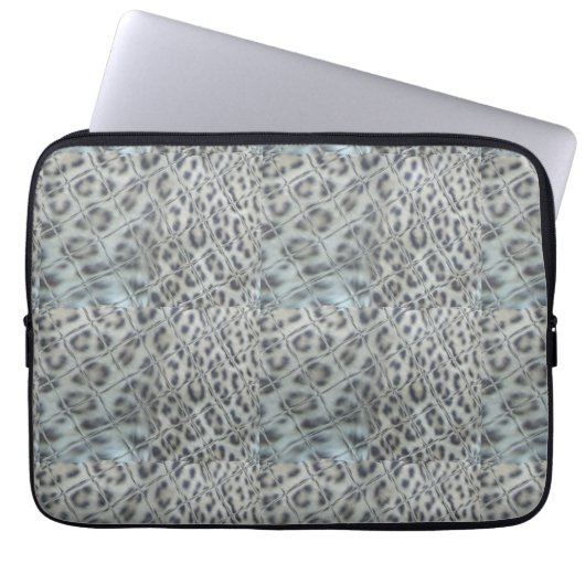 Leopard Print Graphics Electronics Bag Laptopschutzhülle (Vorderseite)