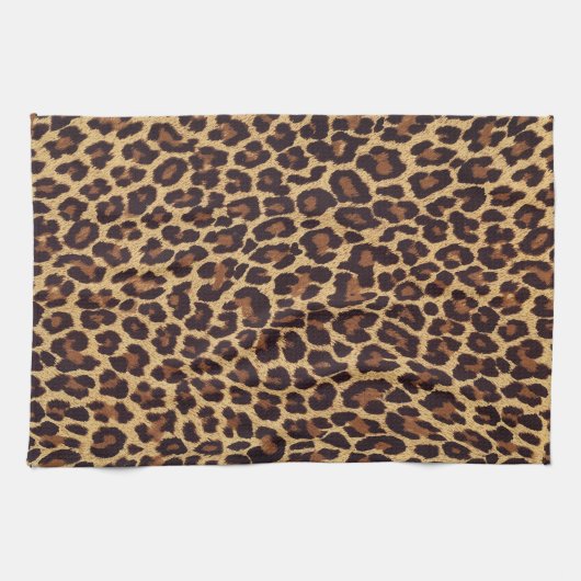 Leopard Print Handtuch (Horizontal)