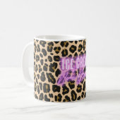 Leopard Print Ice Creme & Neon Dreams Tasse (Vorderseite Links)