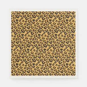 Leopard Print Imitate für Wild Style Safari Muster Serviette