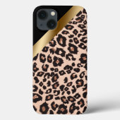 Leopard Print iPhone 13 Fall Case-Mate iPhone Hülle (Rückseite)