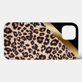 Leopard Print iPhone 13 Fall Case-Mate iPhone Hülle (Rückseite (Horizontal))