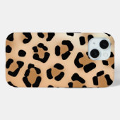 Leopard Print iPhone 15 Case-Mate iPhone Hülle (Rückseite (Horizontal))