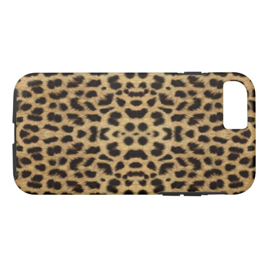 Leopard Print iPhone 7 Fall Case-Mate iPhone Hülle (Rückseite (Horizontal))