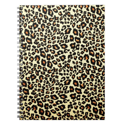 Leopard Print Journal-Notebook Notizblock (Vorderseite)
