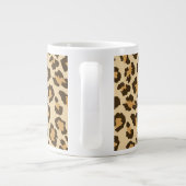 Leopard Print Jumbo Kaffee Tasse (Rückseite)