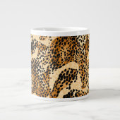Leopard Print Jumbo Tasse (Vorderseite)