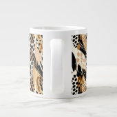 Leopard Print Jumbo Tasse (Rückseite)