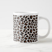 Leopard Print Jumbo-Tasse (Rechts)