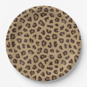 Leopard Print Jungle Animal Pappteller (Vorderseite)