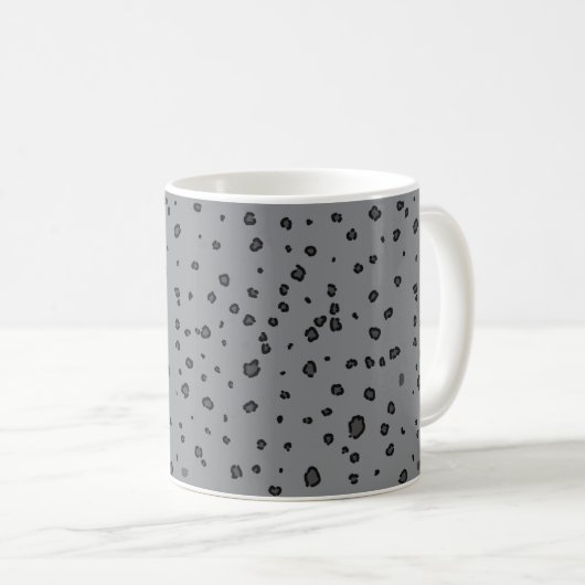Leopard Print Kaffeetasse (VorderseiteRechts)