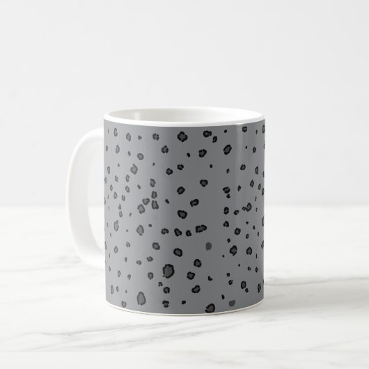 Leopard Print Kaffeetasse (Vorderseite Links)