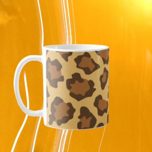 Leopard Print Kaffeetasse