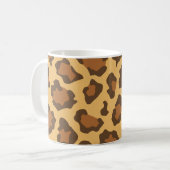 Leopard Print Kaffeetasse (Vorderseite Links)