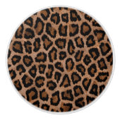 Leopard Print Keramik Knochen Keramikknauf (Vorderseite)