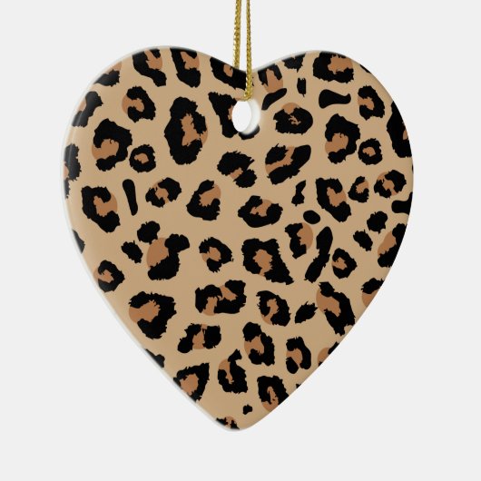 Leopard Print Keramik Ornament (Rechts)
