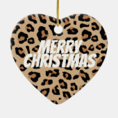 Leopard Print Keramik Ornament (Hinten)