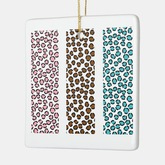Leopard Print Keramikornament (Links)