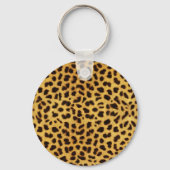 Leopard Print Key Chain Schlüsselanhänger (Vorderseite)
